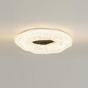 Luminaire de Plafond Sculptural - Éclat Chaleureux et Design Unique