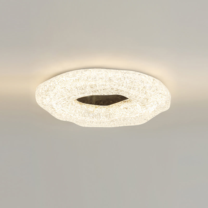Luminaire de Plafond Sculptural - Éclat Chaleureux et Design Unique