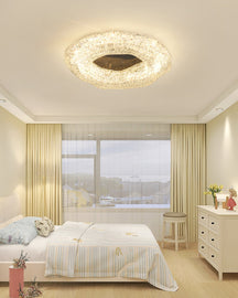 Luminaire de Plafond Sculptural - Éclat Chaleureux et Design Unique