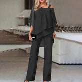 Ensemble Deux Pièces Chic - Style Flatteur et Confortable pour Toutes Occasions