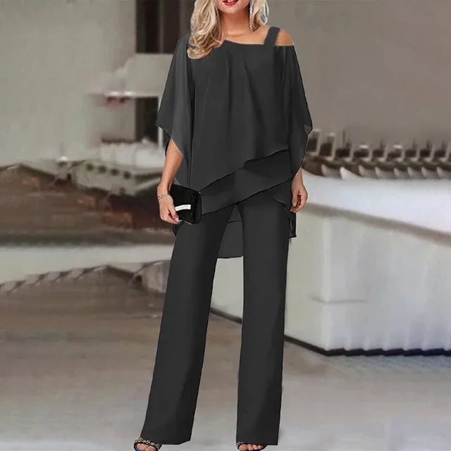 Ensemble Deux Pièces Chic - Style Flatteur et Confortable pour Toutes Occasions