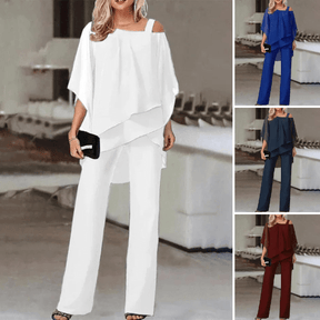 Ensemble Deux Pièces Chic - Style Flatteur et Confortable pour Toutes Occasions
