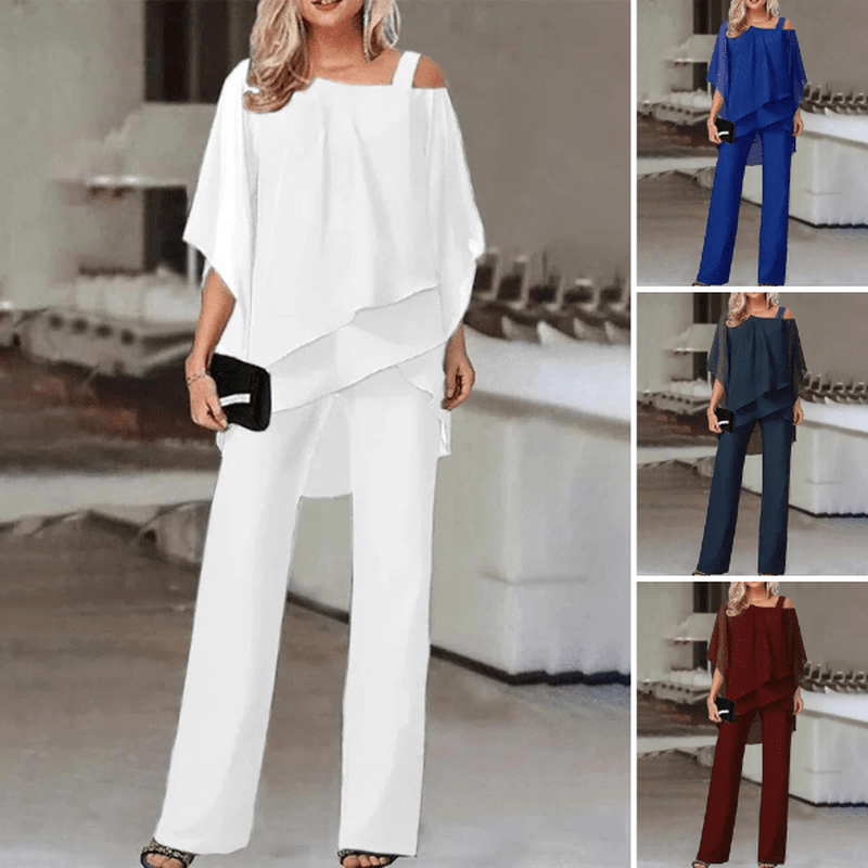 Ensemble Deux Pièces Chic - Style Flatteur et Confortable pour Toutes Occasions