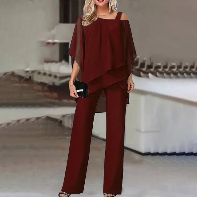 Ensemble Deux Pièces Chic - Style Flatteur et Confortable pour Toutes Occasions
