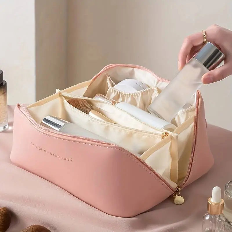 Organisateur de Maquillage Spacieux - Design Élégant et Résistant à l'Eau