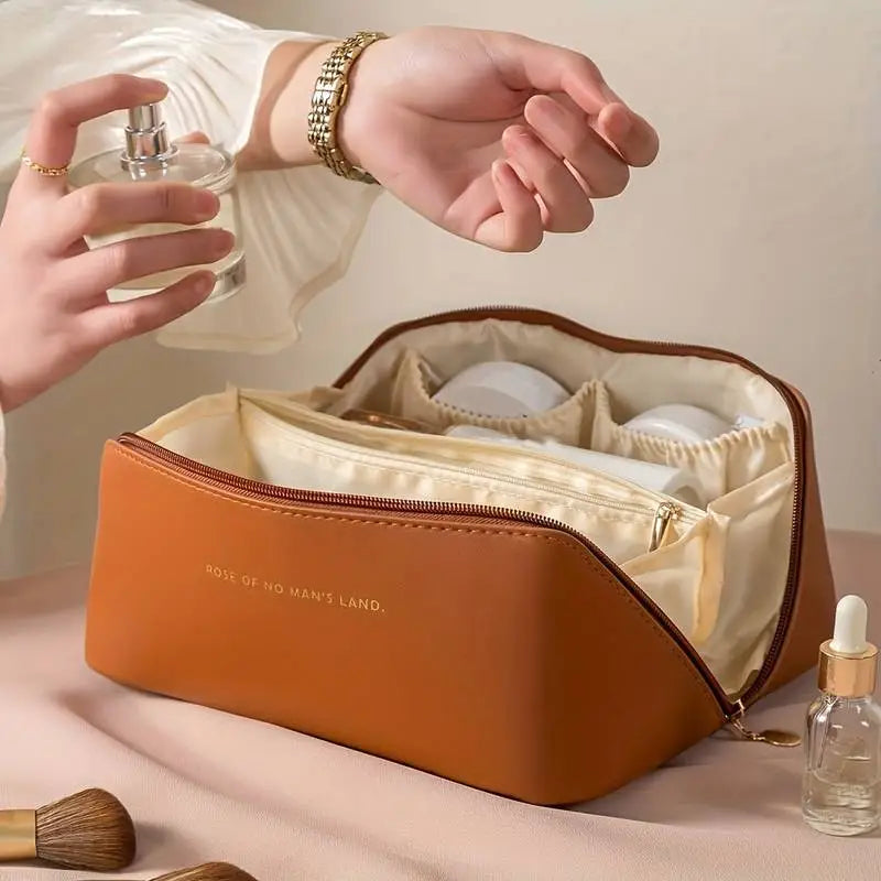 Organisateur de Maquillage Spacieux - Design Élégant et Résistant à l'Eau