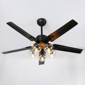Ventilateur de Plafond en Verre - Circulation d'Air Silencieuse et Élégante