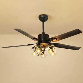 Ventilateur de Plafond en Verre - Circulation d'Air Silencieuse et Élégante