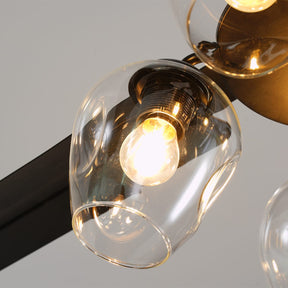 Ventilateur de Plafond en Verre - Circulation d'Air Silencieuse et Élégante