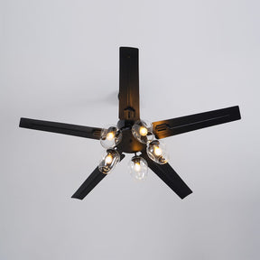 Ventilateur de Plafond en Verre - Circulation d'Air Silencieuse et Élégante