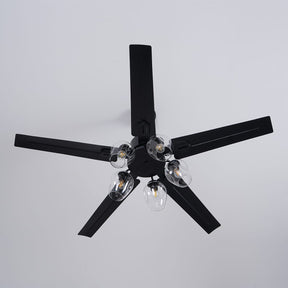 Ventilateur de Plafond en Verre - Circulation d'Air Silencieuse et Élégante
