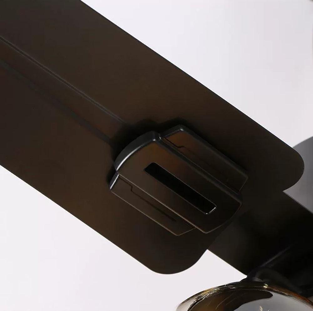 Ventilateur de Plafond en Verre - Circulation d'Air Silencieuse et Élégante