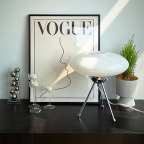 Lampe de Bureau en Verre - Design Élégant et Ambiance Contemporaine