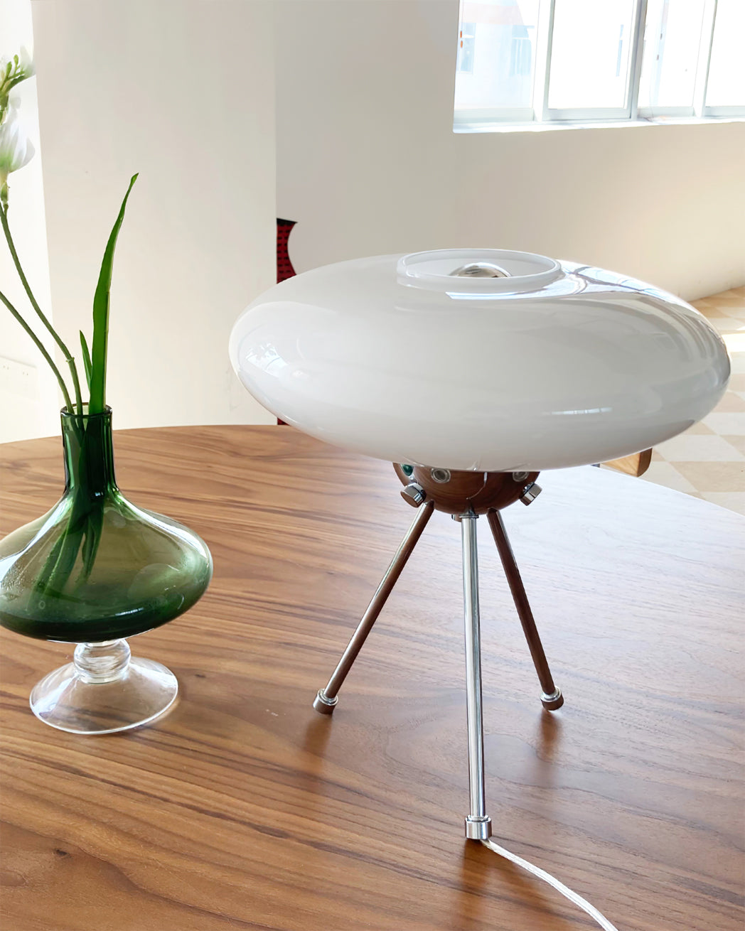 Lampe de Bureau en Verre - Design Élégant et Ambiance Contemporaine