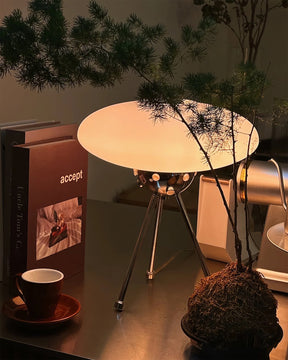 Lampe de Bureau en Verre - Design Élégant et Ambiance Contemporaine