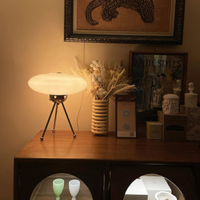 Lampe de Bureau en Verre - Design Élégant et Ambiance Contemporaine
