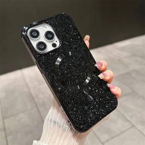 Coque Magnétique iPhone Paillettes - Protection Antichoc et Élégance Assurée