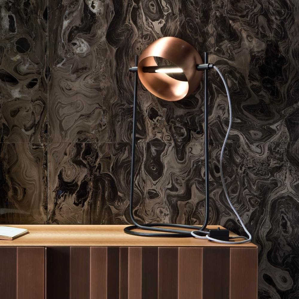 Lampe de Table Design Innovant - Abat-jour Réglable et LED Écoénergétique