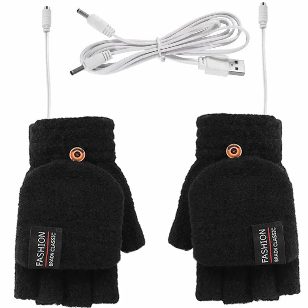Gants Chauffants Électriques pour Hiver - Réglages de Température et Rechargeables USB