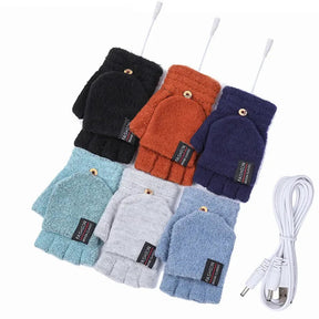 Gants Chauffants Électriques pour Hiver - Réglages de Température et Rechargeables USB