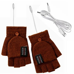 Gants Chauffants Électriques pour Hiver - Réglages de Température et Rechargeables USB