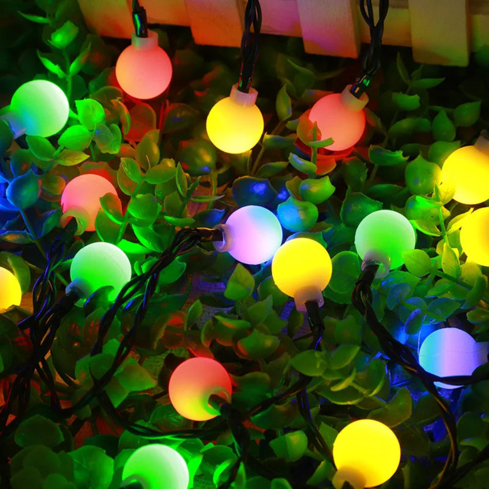 Guirlandes Lumineuses Solaire pour Jardin - Éclairage Écologique et Étanche