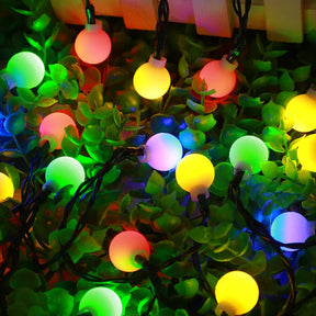 Guirlandes Lumineuses Solaire pour Jardin - Éclairage Écologique et Étanche