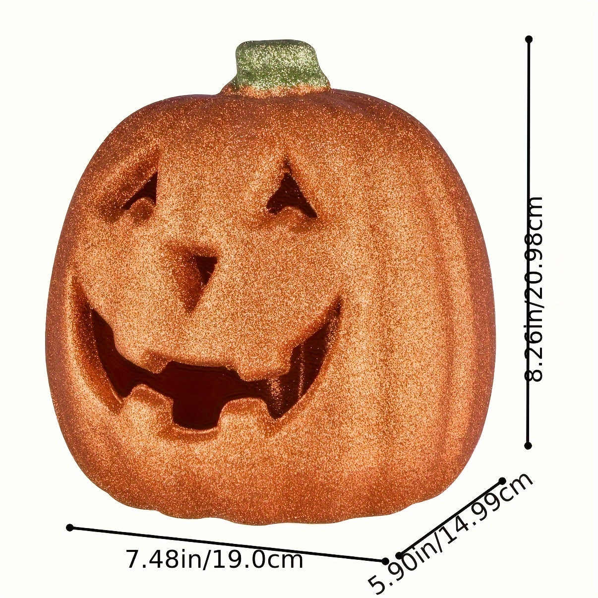 Citrouille Lumineuse Halloween - Décoration Alimentée par Piles et Durable
