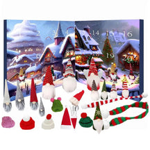 Calendrier de l'Avent en Peluche - 24 Gnomes Uniques pour Noël