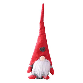 Gnome de Noël en Peluche - Décoration Joyeuse pour Maison et Bureau