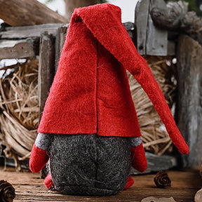 Gnome de Noël en Peluche - Décoration Joyeuse pour Maison et Bureau