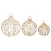 Boules Lumineuses LED de Noël - Décoration Extérieure Scintillante et Durable