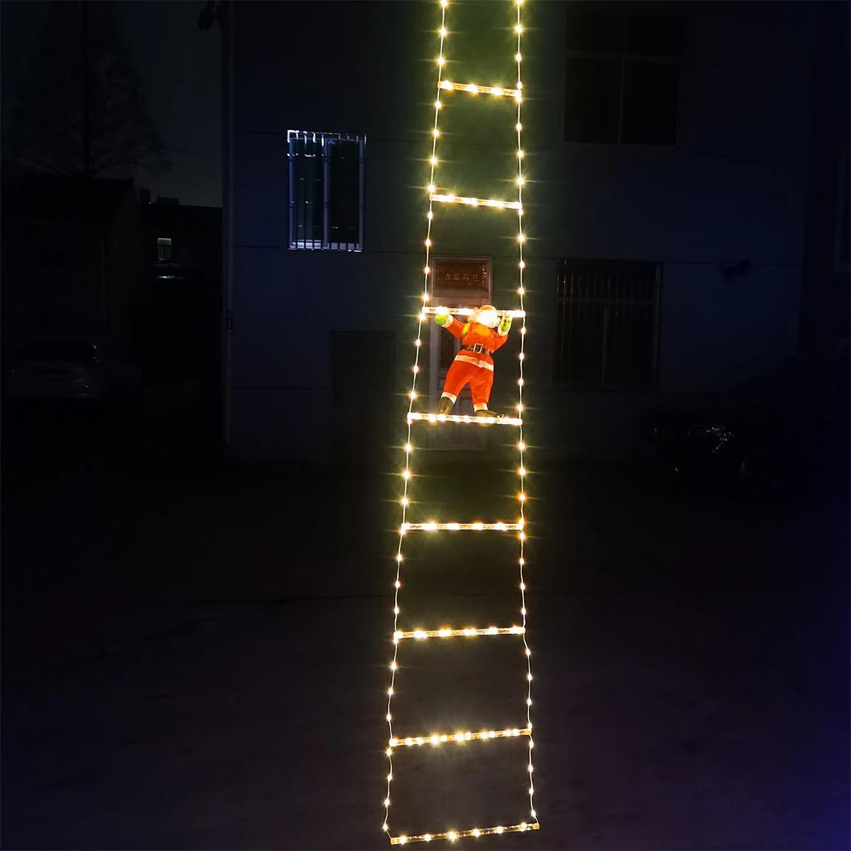 Guirlande de Noël Santa - Éclairage LED Élégant et Magique