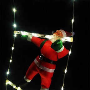 Guirlande de Noël Santa - Éclairage LED Élégant et Magique