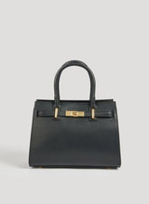 Sac à Main en Cuir Togo Noir - Chic et Polyvalent pour le Quotidien