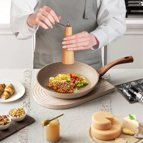 Poêle Antiadhésive en Aluminium - Cuisine Facile et Pratique au Quotidien