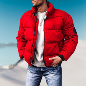 Veste Puffer Isolée pour Hommes - Style Moderne et Confort en Hiver