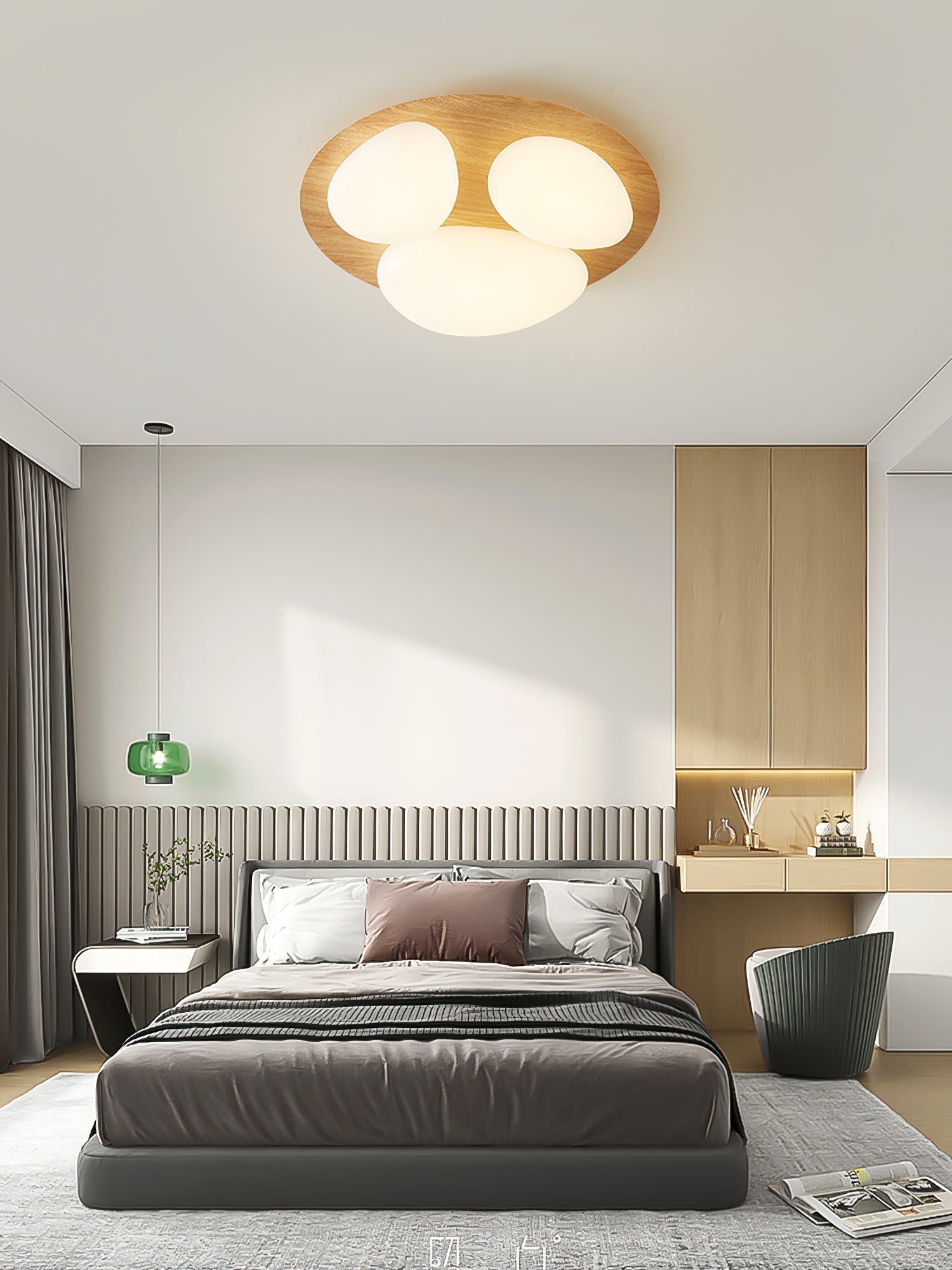 Plafonnier LED Minimaliste - Éclairage Homogène et Ambiance Chaleureuse