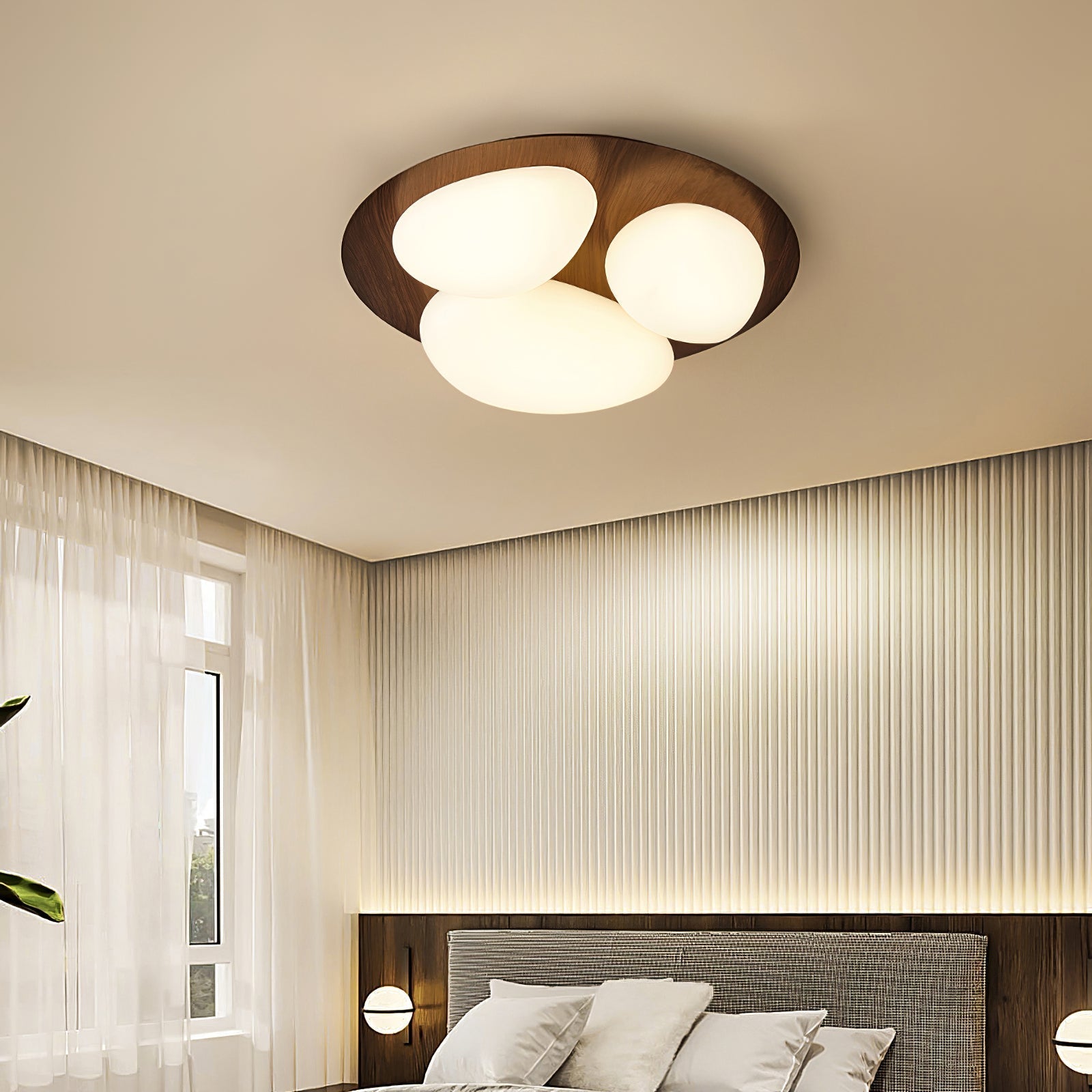 Plafonnier LED Minimaliste - Éclairage Homogène et Ambiance Chaleureuse
