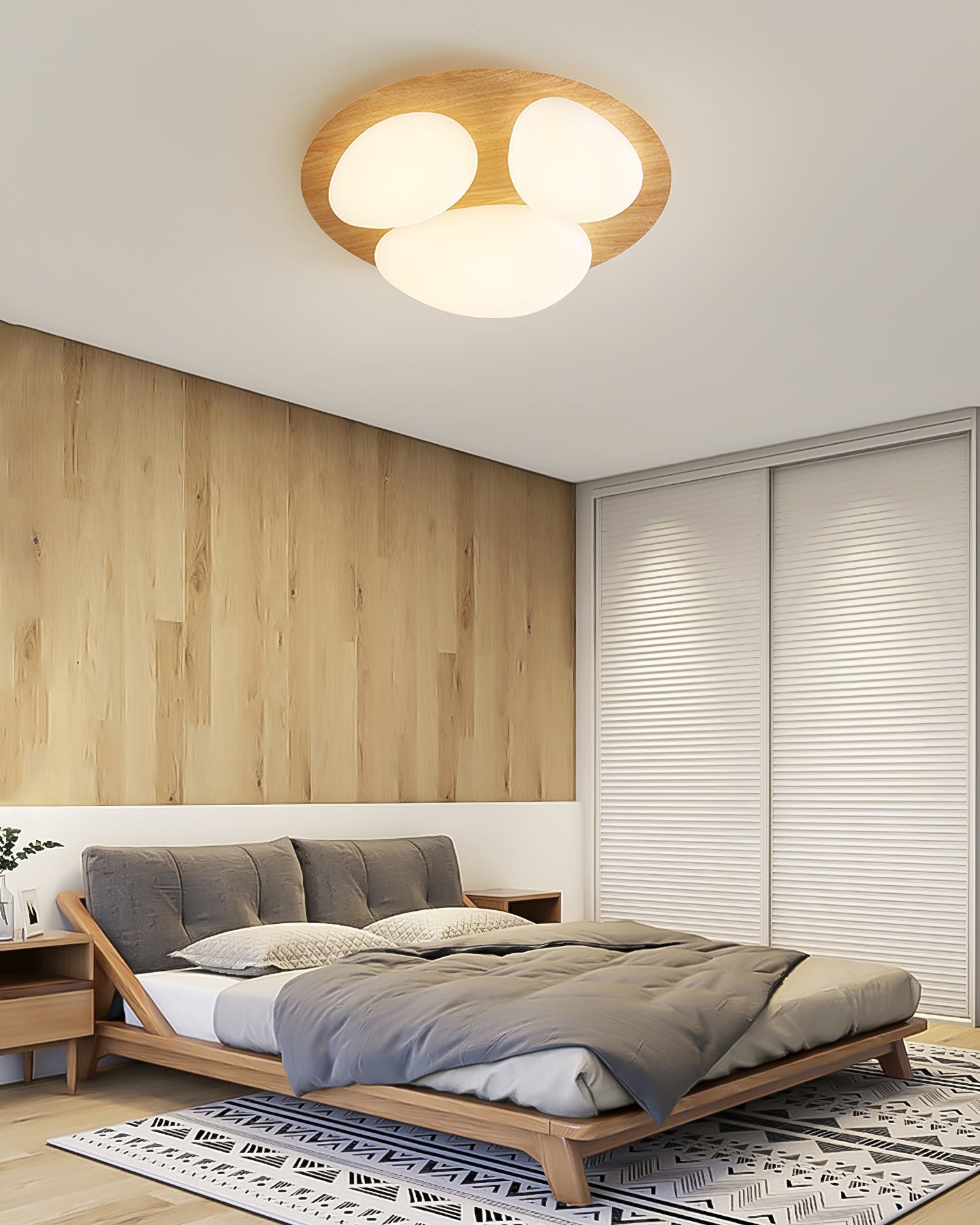 Plafonnier LED Minimaliste - Éclairage Homogène et Ambiance Chaleureuse