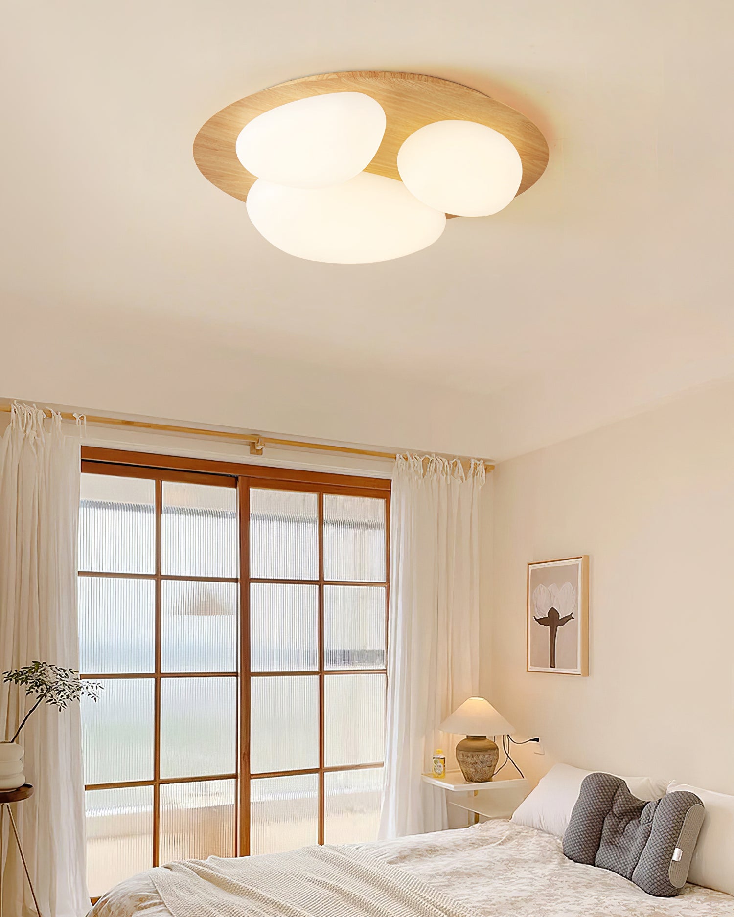 Plafonnier LED Minimaliste - Éclairage Homogène et Ambiance Chaleureuse