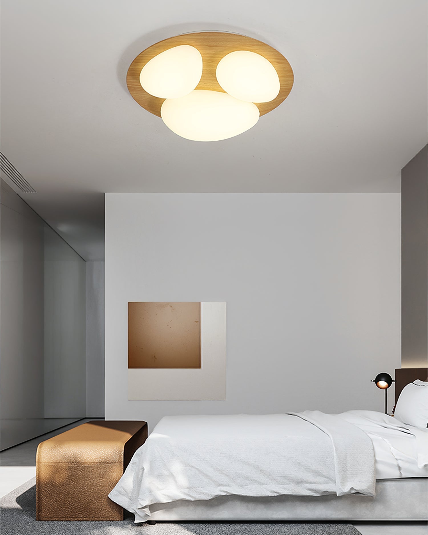 Plafonnier LED Minimaliste - Éclairage Homogène et Ambiance Chaleureuse