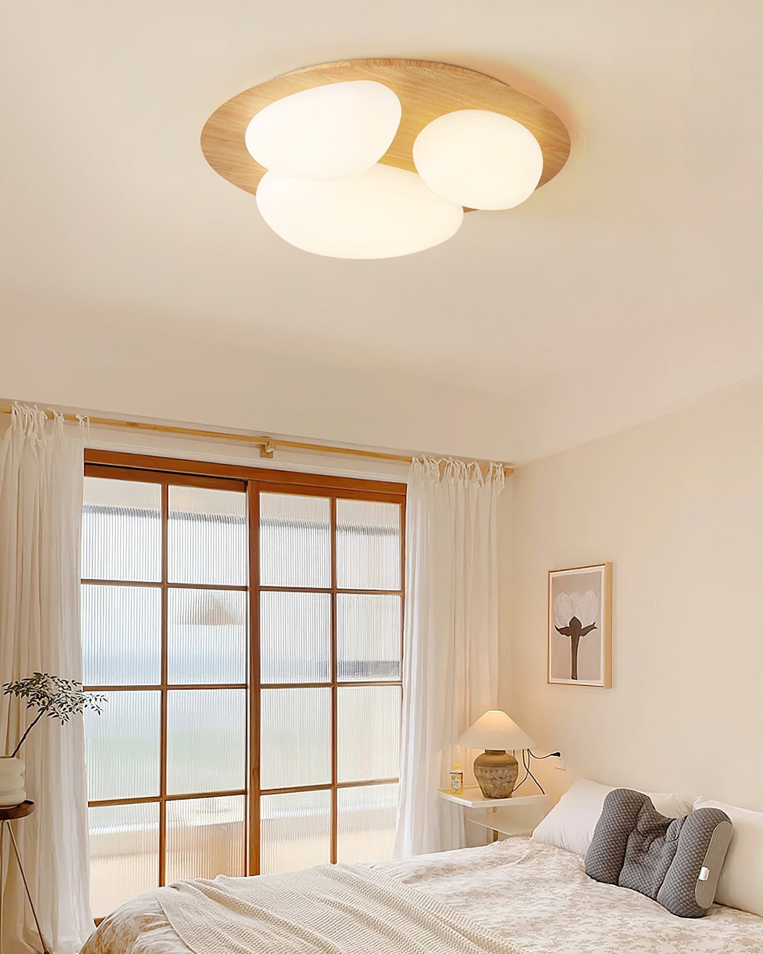 Plafonnier LED Minimaliste - Éclairage Homogène et Ambiance Chaleureuse
