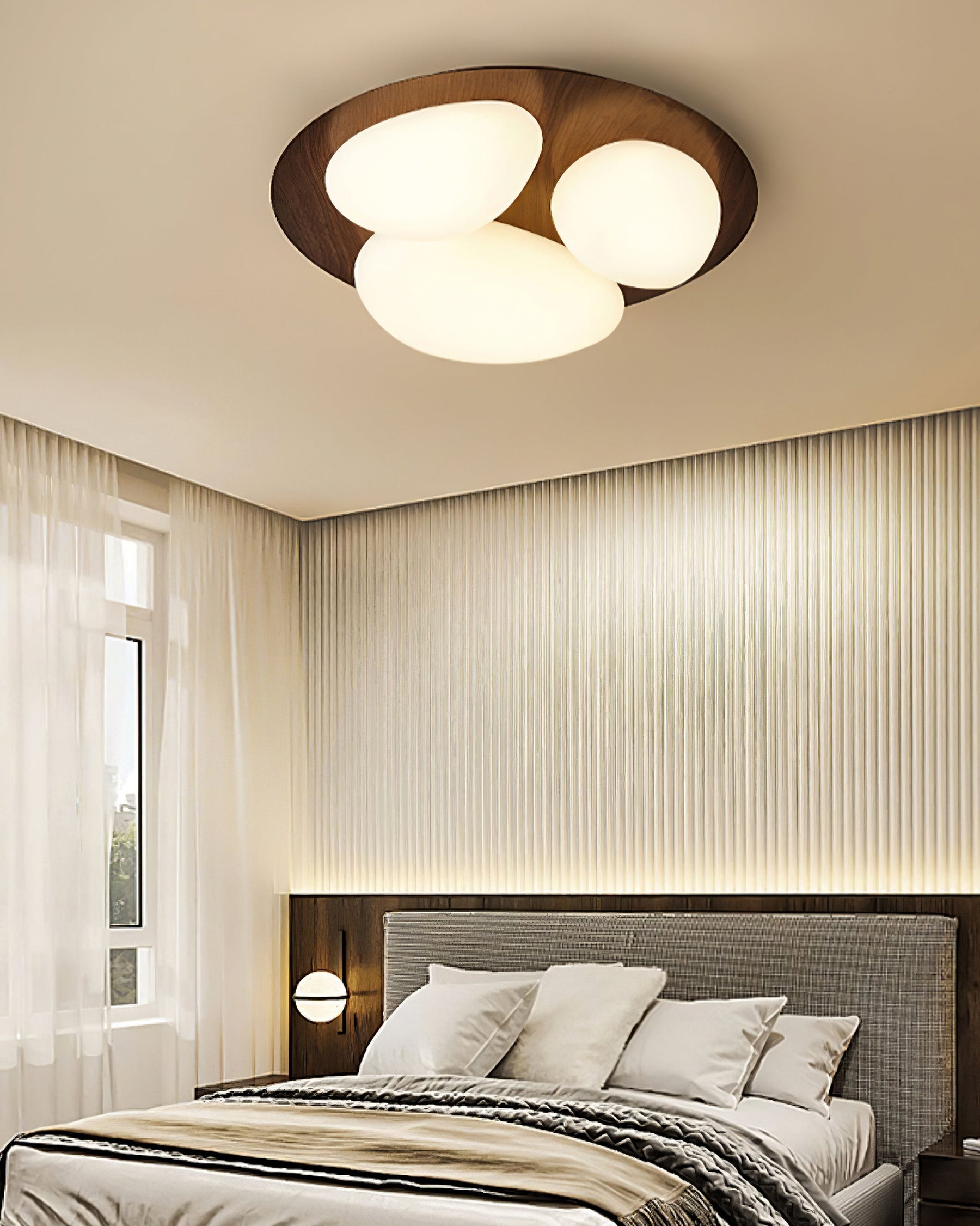 Plafonnier LED Minimaliste - Éclairage Homogène et Ambiance Chaleureuse