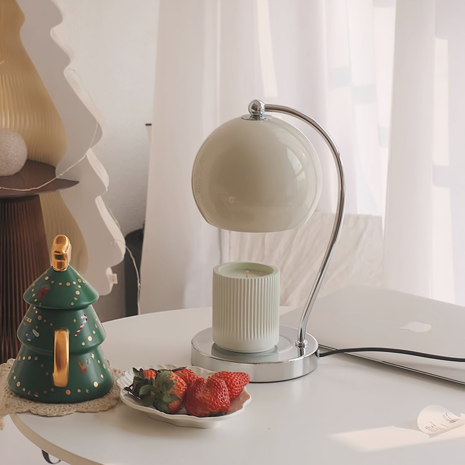 Lampe de Table Élégante - Lumière Chaude pour Ambiance Cosy