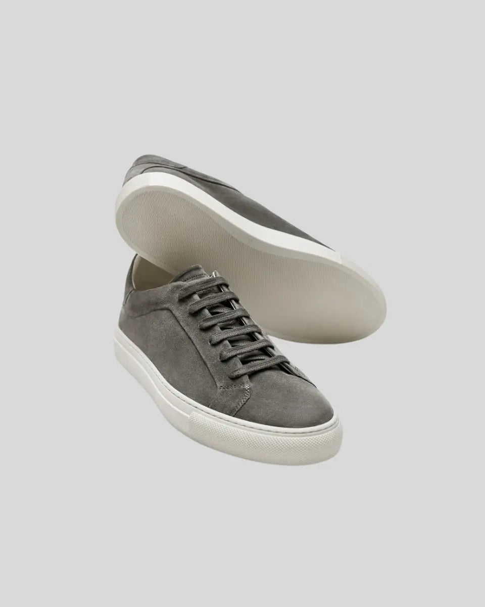Baskets Oxford Modernes en Gris Foncé - Élégance et Confort au Quotidien