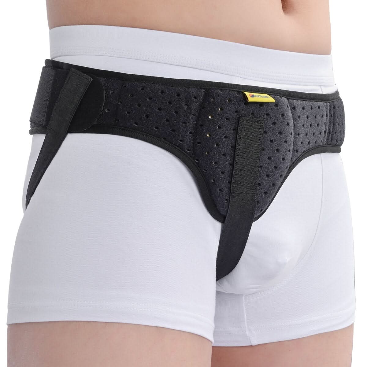 Ceinture Hernie Inguinale Ajustable - Soutien Doux et Confort Quotidien