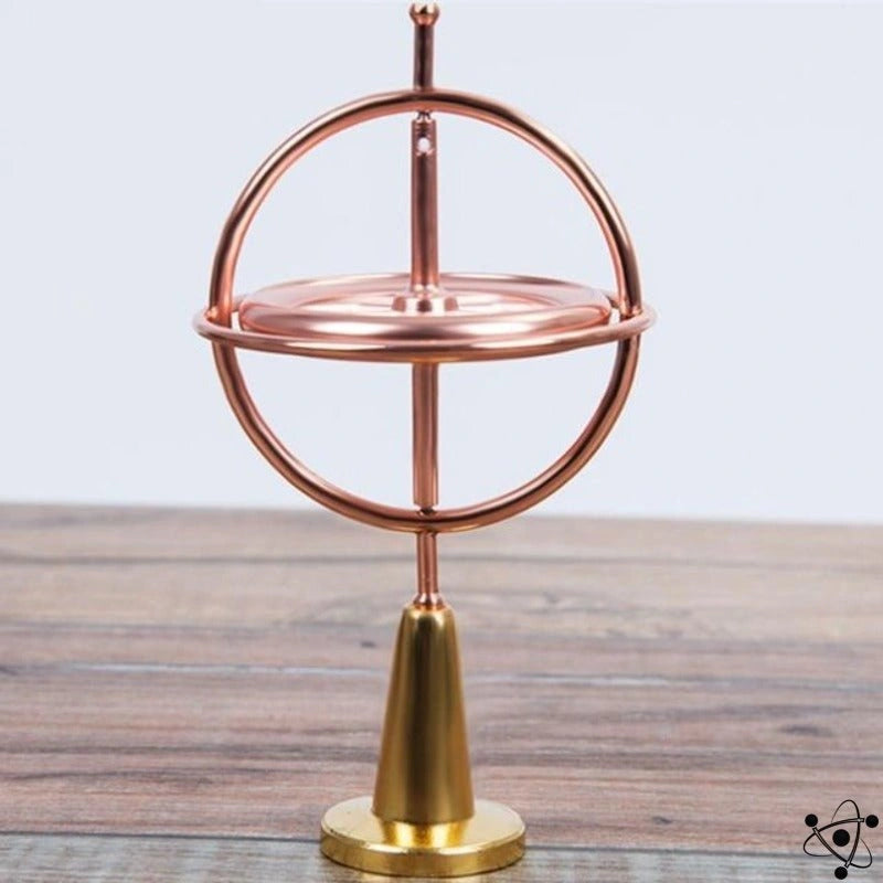 Gyroscope Scientifique en Métal - Apprentissage STEM et Réduction du Stress