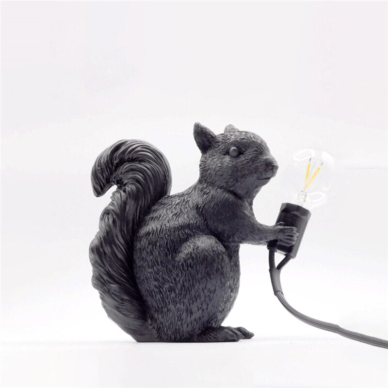 Lampe de Table Écureuil - Design Charmant et Élégant