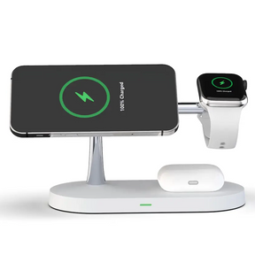 Chargeur Sans Fil 3-en-1 pour Appareils - Charge Rapide et Design Élégant